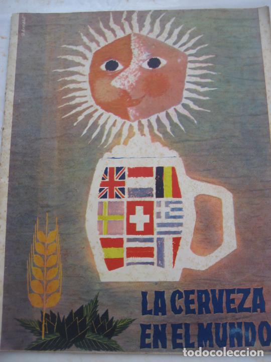 Coleccionismo de cervezas: Cervezas Damm. La cerveza en el Mundo. 1960