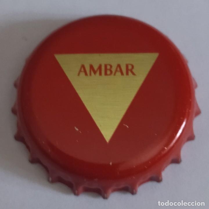 Coleccionismo de cervezas: Chapa Cerveza Ambar Especial. Usado.