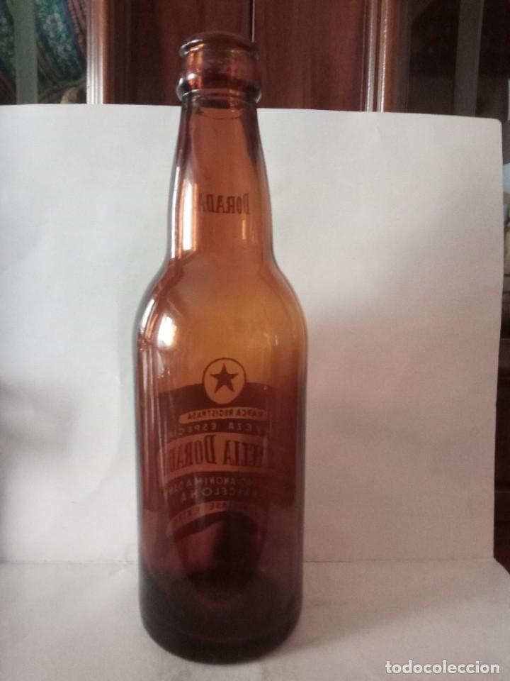 Coleccionismo de cervezas: Botella cerveza Estrella Dorada 1/3 - Foto 2