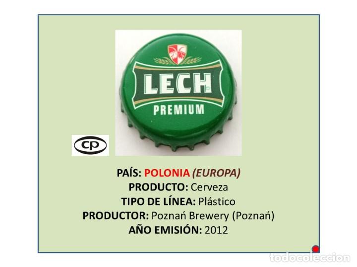 Coleccionismo de cervezas: TAPON CORONA CAPSULA CHAPA CERVEZA LECH PREMIUM (POLONIA)