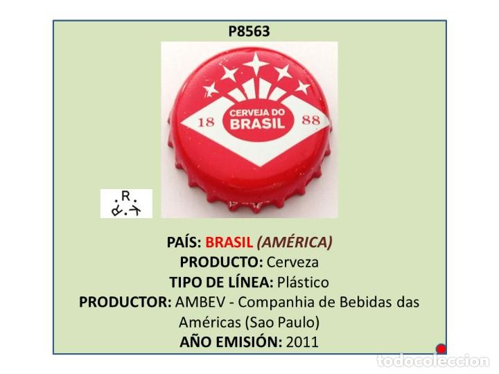 Coleccionismo de cervezas: TAPON CORONA CAPSULA CHAPA CERVEZA BRAHMA 1888 (BRASIL)