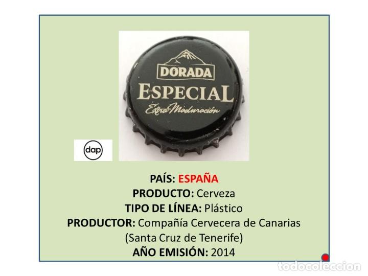 Collezionismo di birre: TAPON CORONA CAPSULA CHAPA CERVEZA DORADA ESPECIAL (ESPA&Ntilde;A)