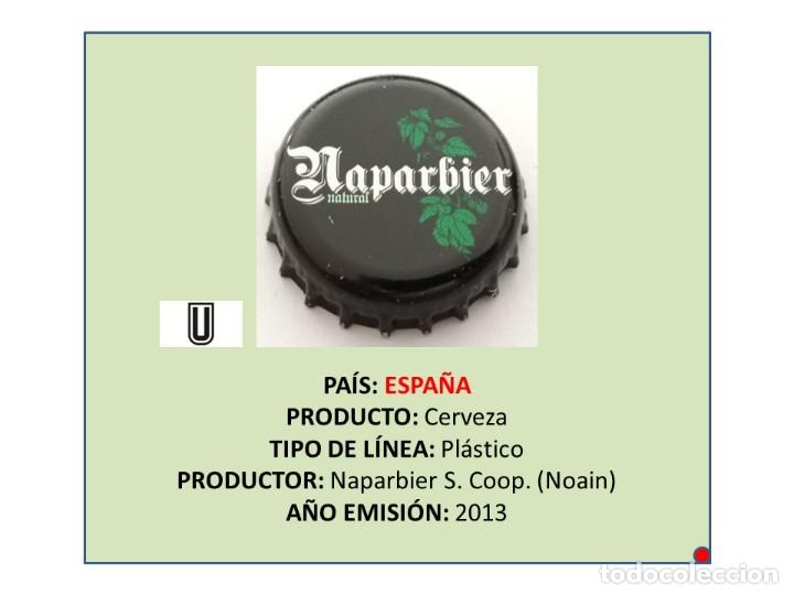 Collezionismo di birre: TAPON CORONA CAPSULA CHAPA CERVEZA NAPARBIER (ESPA&Ntilde;A)