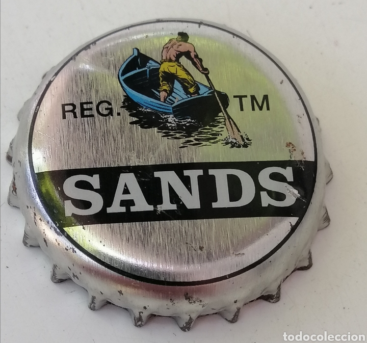 Coleccionismo de cervezas: TAP&Oacute;N CORONA BOTTLE CAP BEER CHAPA CERVEZA BAHAMIAN SANDS. BAHAMAS (4).---LOTE N. 3087--CARMANJO