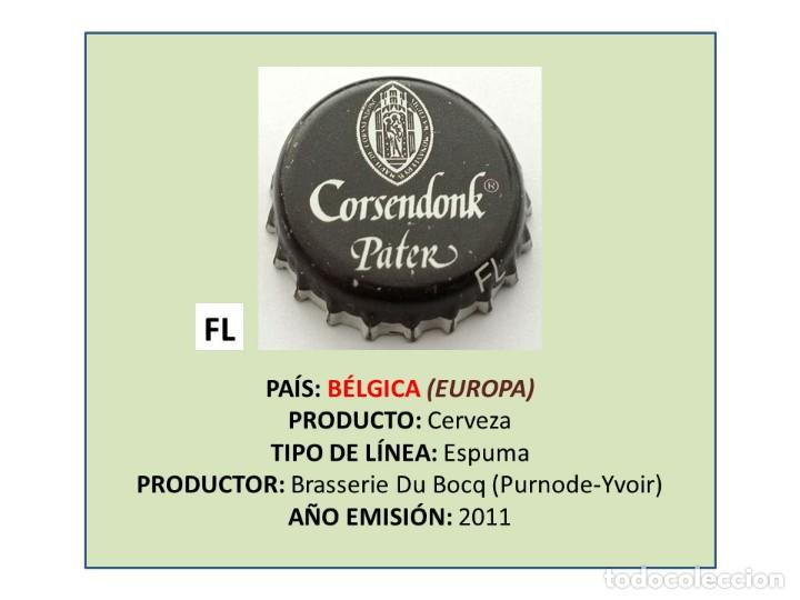 Coleccionismo de cervezas: TAPON CORONA CAPSULA CHAPA CERVEZA CORSENDONK PATER (B&Eacute;LGICA)