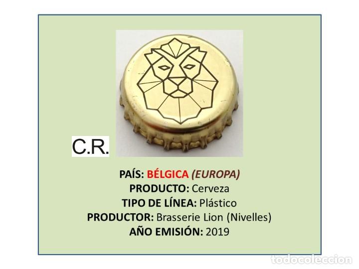 Coleccionismo de cervezas: TAPON CORONA CAPSULA CHAPA CERVEZA LION (B&Eacute;LGICA)