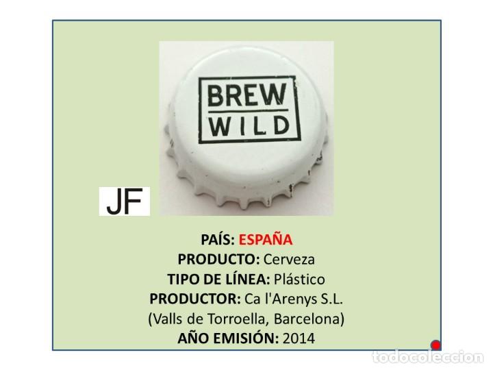 Collezionismo di birre: TAPON CORONA CAPSULA CHAPA CERVEZA BREW WILD (ESPA&Ntilde;A)