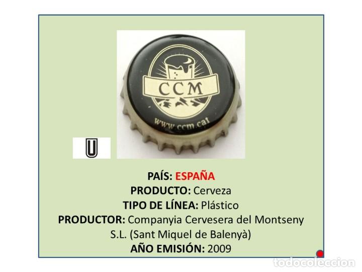 Collezionismo di birre: TAPON CORONA CAPSULA CHAPA CERVEZA CCM (ESPA&Ntilde;A)