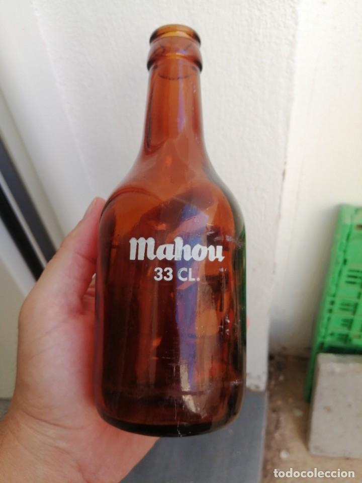 real madrid mahou - botella de cerveza llena - - Compra venta en  todocoleccion