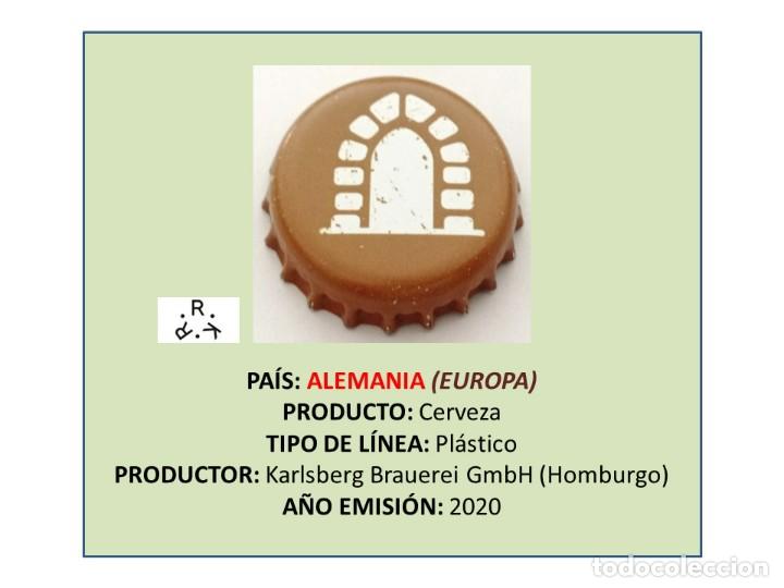 Colecionismo de cervejas: TAPON CORONA CAPSULA CHAPA CERVEZA KARLSBERG KELLERBIER (ALEMANIA)