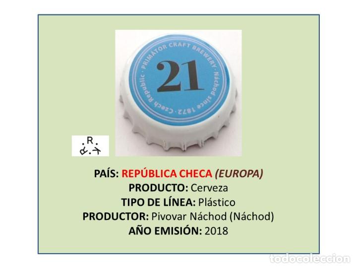 Coleccionismo de cervezas: TAPON CORONA CAPSULA CHAPA CERVEZA PRIMATOR 21 (REP&Uacute;BLICA CHECA)