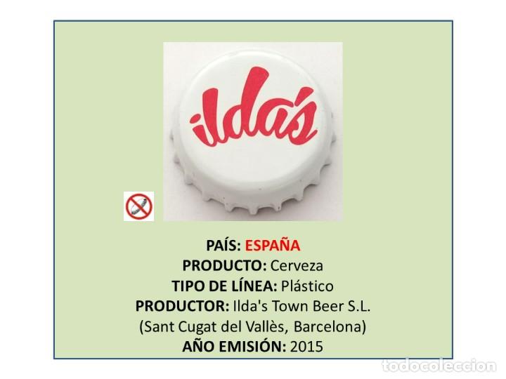 Collezionismo di birre: TAPON CORONA CAPSULA CHAPA CERVEZA ILDA'S (ESPA&Ntilde;A)