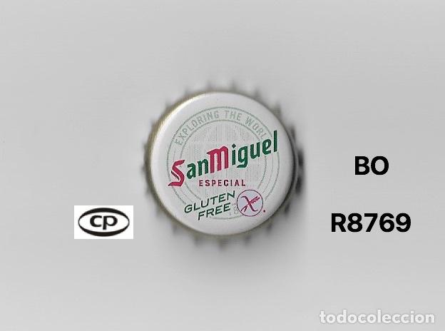 Coleccionismo de cervezas: TAPON CORONA CHAPA BEER BOTTLE CAP KRONKORKEN TAPPI CAPSULE CERVEZA SAN MIGUEL GLUTEN FREE