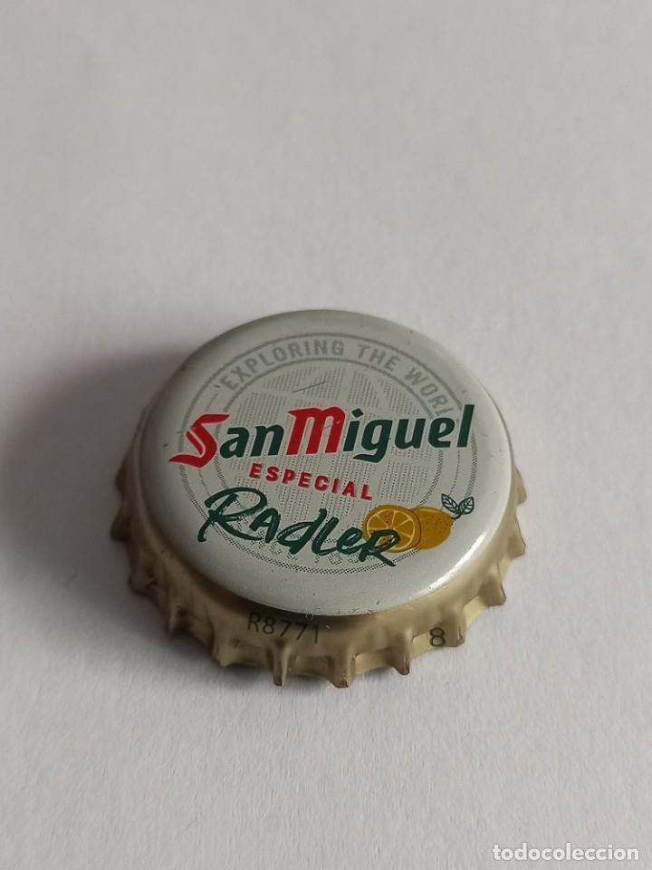 Coleccionismo de cervezas: CHAPA CERVEZA SAN MIGUEL RADLER, FACTOR&Iacute;A U