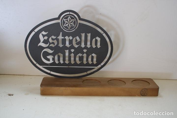 Coleccionismo de cervezas: Expositor publicitario cerveza ESTRELLA GALICIA.
