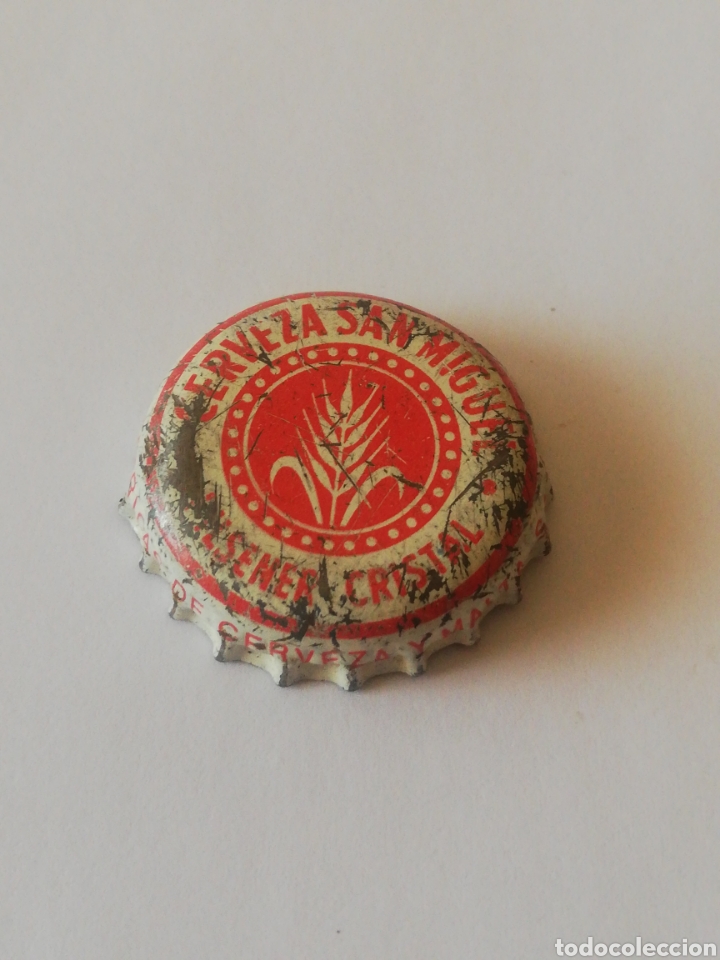 Coleccionismo de cervezas: Chapa corona Cervezas San Miguel