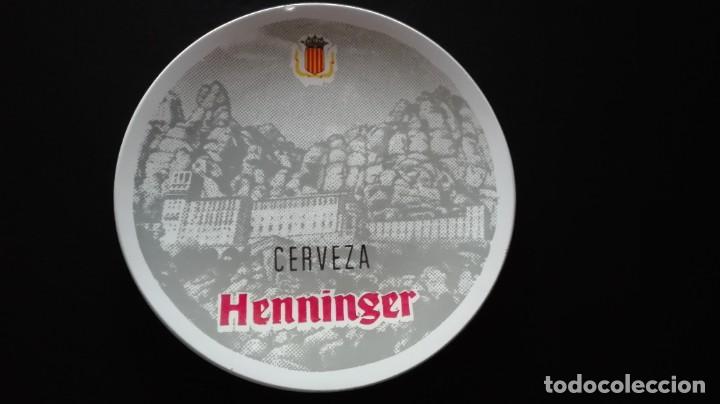 Coleccionismo de cervezas: PLATO CERAMICA CERVEZA HENNINGER