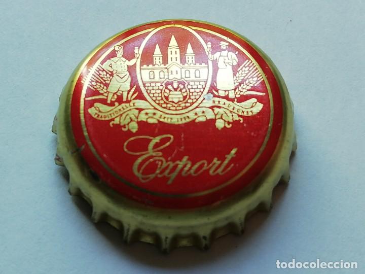Coleccionismo de cervezas: Chapa tap&oacute;n corona de la cerveza alemana FREIBERGISCH EXPORT