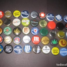Coleccionismo de cervezas: LOTE DE CHAPAS USADAS. Lote 354492518