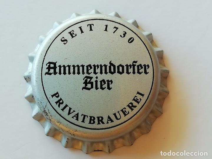 Collectable Beer: Chapa tap&oacute;n corona NUEVO de la cerveza alemana AMMERNDORFER BIER PRIVATBRAUEREI SEIT 1730