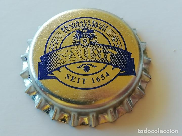 Coleccionismo de cervezas: Chapa tap&oacute;n corona NUEVO de la cerveza alemana FAUST