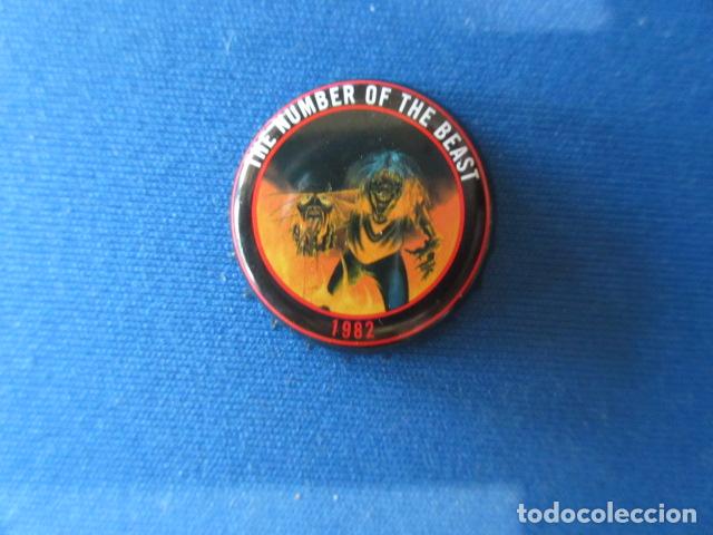 Coleccionismo de cervezas: CHAPA CERVEZA IRON MAIDEN TROOPER METALLICA BEER CROWN STOPPER PLATE THE NUMBER OF THE BEAST 1982