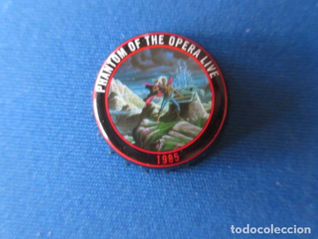 Coleccionismo de cervezas: CHAPA CERVEZA IRON MAIDEN TROOPER METALLICA BEER CROWN STOPPER PLATE PHANTON OF THE OPERA LIVE 1985