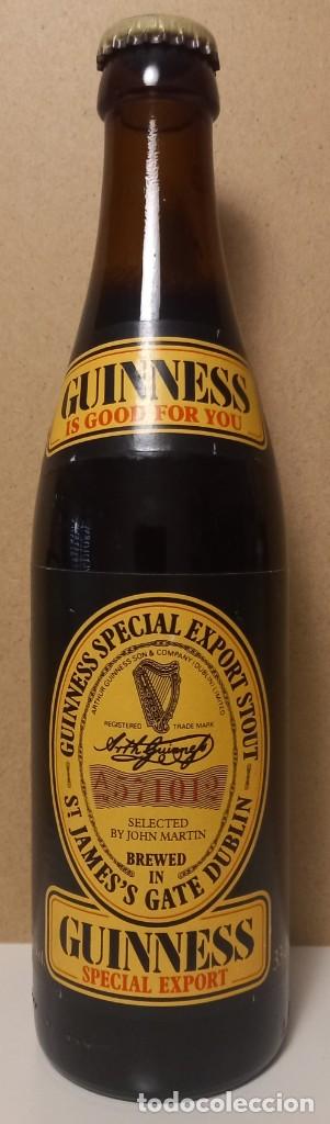 Collectable Beer: BOTELLA CERVEZA GUINNESS SPECIAL EXPORT, LLENA
