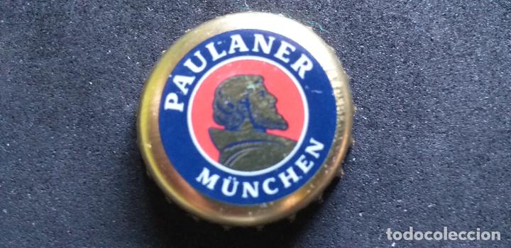 Sammeln von Brauereiartikeln: CERVEZA-V9H-I-CHAPA-TAPON-CORONA-PAULANER