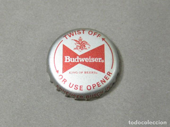 Coleccionismo de cervezas: CHAPA CORONA DE CERVEZA BUDWEISER - Foto 1