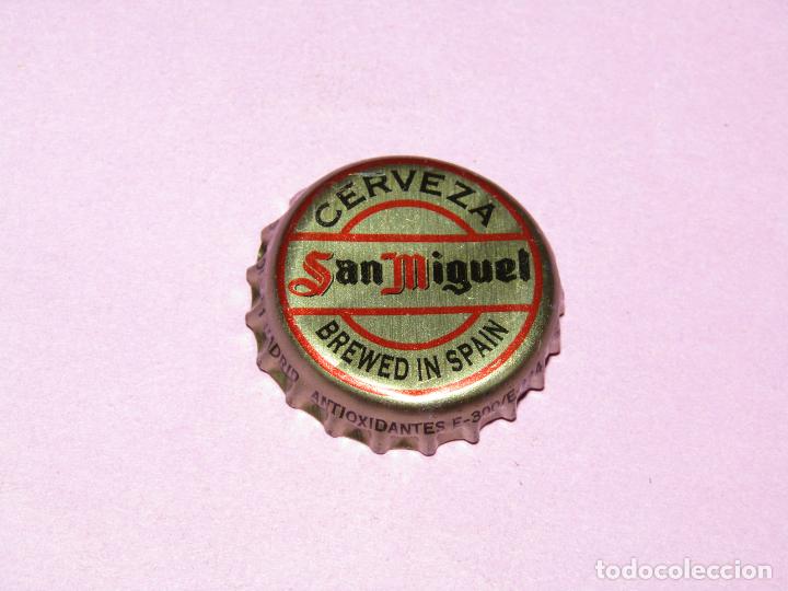 Coleccionismo de cervezas: Antigua Chapa Corona de Cerveza SAN MIGUEL Xapa Kronkorken Tappi Bottle Cap Capsule