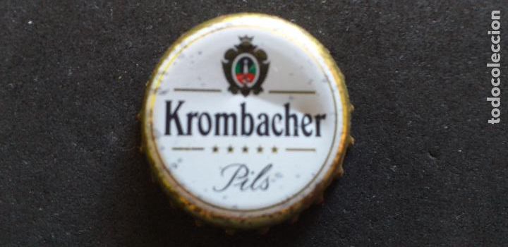 Coleccionismo de cervezas: CERVEZA-V9H-II-CHAPA-TAPON-CORONA-KROMBACHER