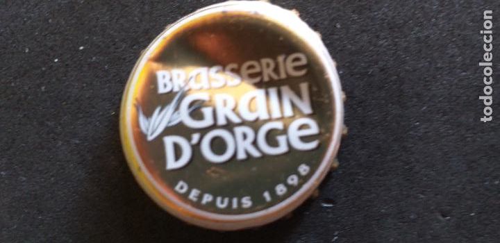 Coleccionismo de cervezas: CERVEZA-V9H-II-CHAPA-TAPON-CORONA-GRAIN D'ORGE
