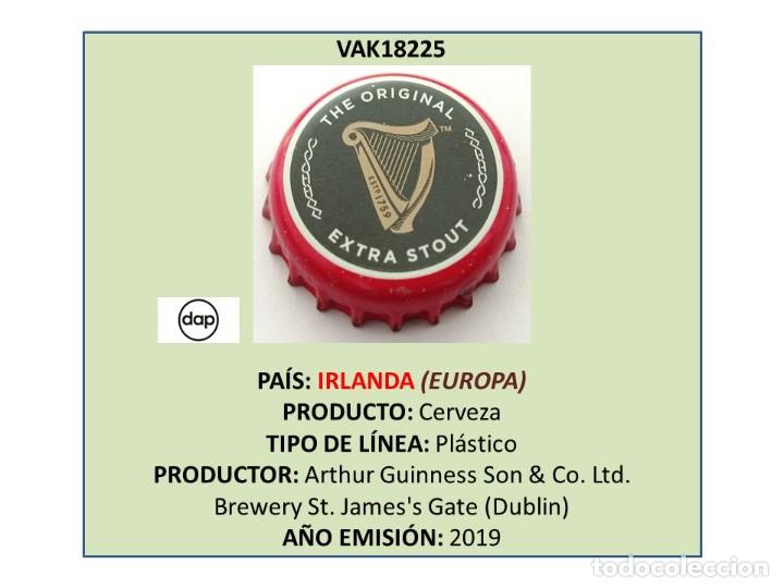 Coleccionismo de cervezas: TAPON CORONA CAPSULA CHAPA CERVEZA GUINNESS EXTRA STOUT (IRLANDA)