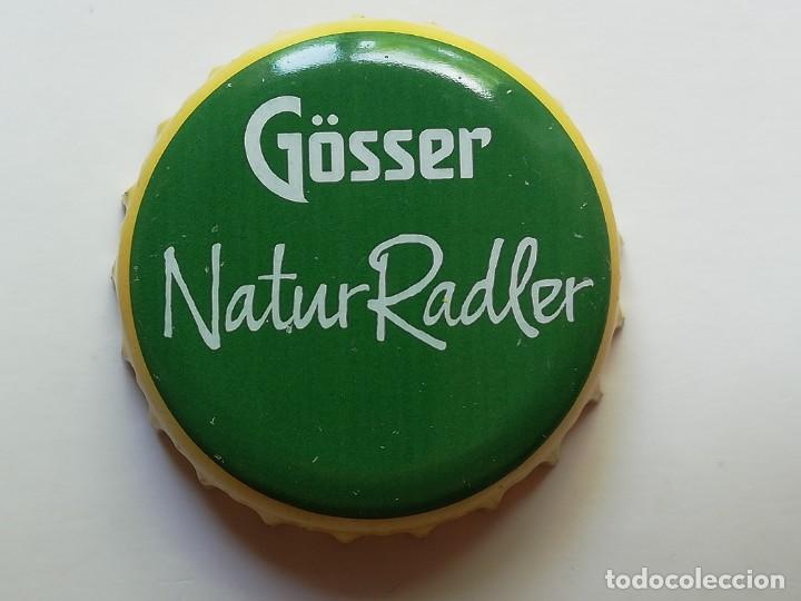 Collectionnisme de bi&egrave;res: Chapa tap&oacute;n corona de la cerveza austr&iacute;aca G&Ouml;SSER NATUR RADLER