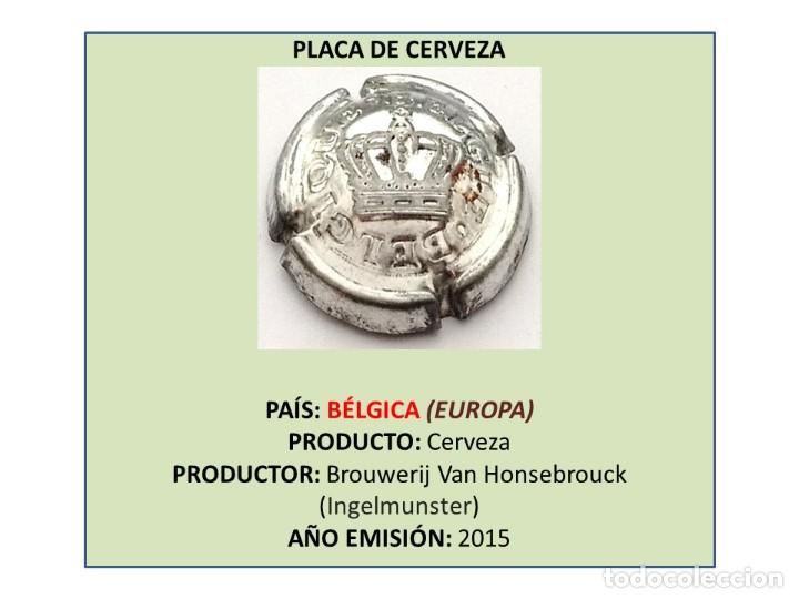 Coleccionismo de cervezas: TAPON CORONA CAPSULA CHAPA CERVEZA &rdquo;MUSELET&rdquo; VAN HONSEBROUCK (B&Eacute;LGICA)