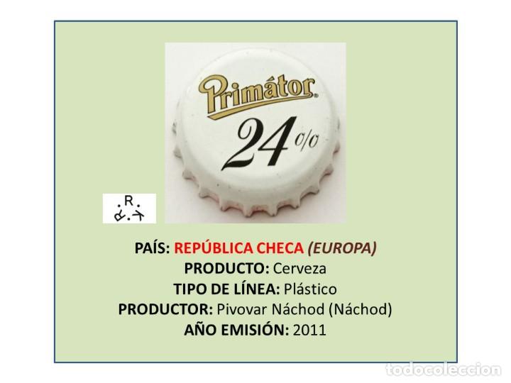 Coleccionismo de cervezas: TAPON CORONA CAPSULA CHAPA CERVEZA PRIMATOR 24% (REP&Uacute;BLICA CHECA)