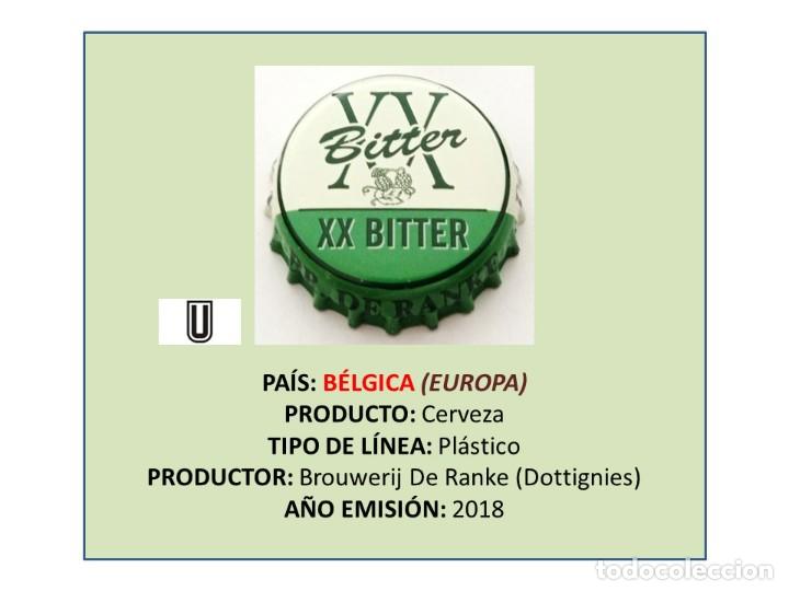 Collectable Beer: TAPON CORONA CAPSULA CHAPA CERVEZA DE RANKE XX BITTER (B&Eacute;LGICA)