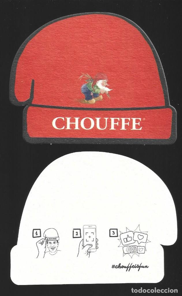 Collectable Beer: 1 posa vaso cerveza belga chouffe