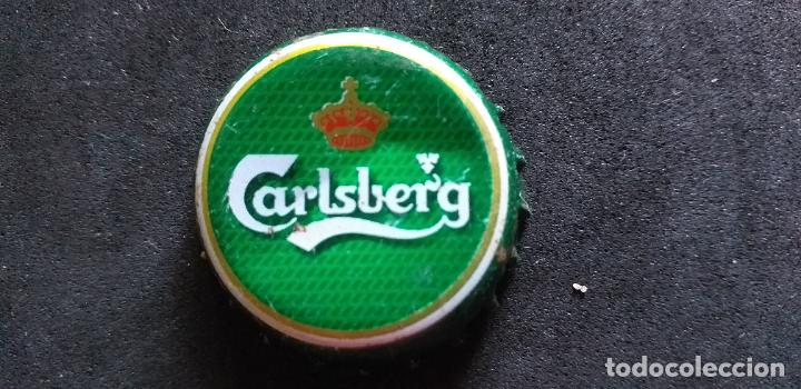 Collectable Beer: CERVEZA-V9H-III-CHAPA-TAPON-CORONA-CARLSBERG
