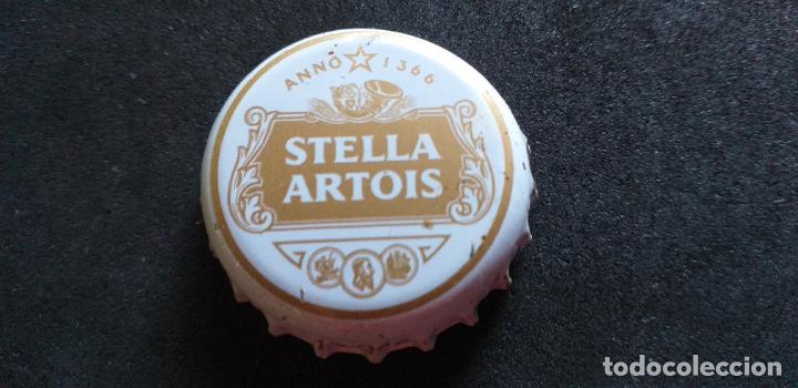 Collectionnisme de bi&egrave;res: CERVEZA-V9H-III-CHAPA-TAPON-CORONA-STELLA ARTOIS