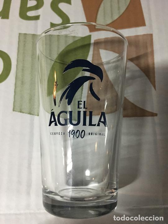 Coleccionismo de cervezas: vaso cerveza el &aacute;guila - Foto 1