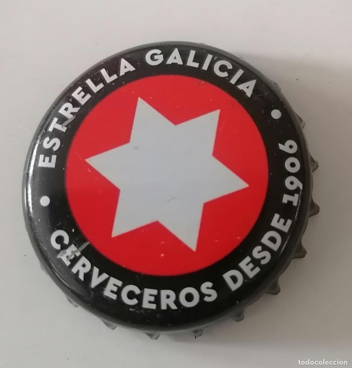 Coleccionismo de cervezas: Chapa Estrella Galicia tapon corona crown cap