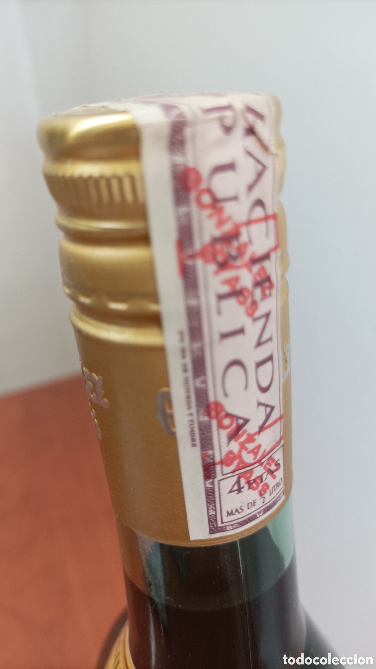 Coleccionismo de cervezas: Botella brandy insuperable a&ntilde;os 70 - Foto 3