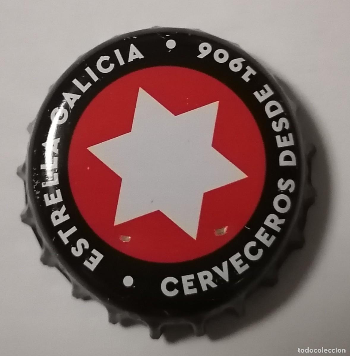 Coleccionismo de cervezas: Chapa cerveza Estrella Galicia tapon corona crown cap