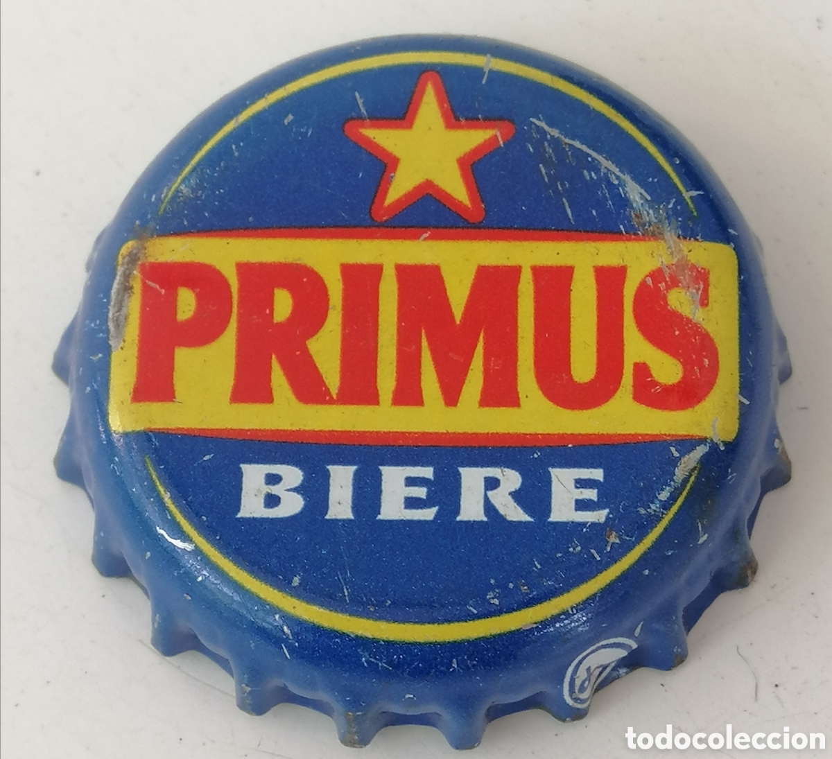 Coleccionismo de cervezas: CHAPA BOTTLE CAP BEER BIERE BIRRA CERVEZA PRIMUS. REP. DEL CONGO. (4)---LOTE N. 3624----CARMANJO