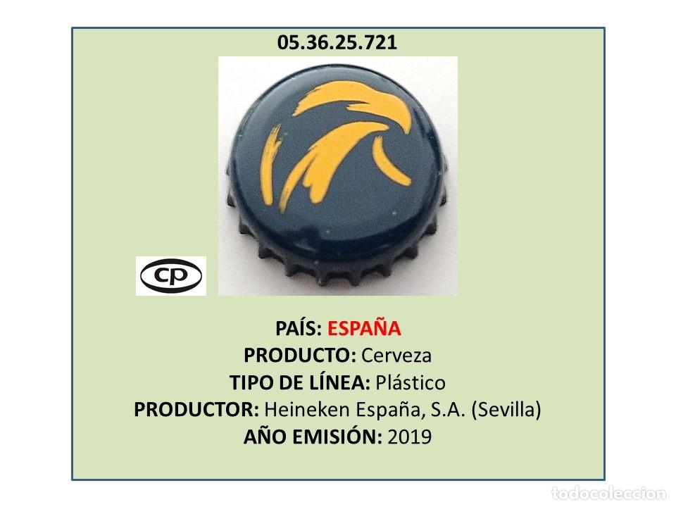 Collectionnisme de bi&egrave;res: TAPON CORONA CAPSULA CHAPA CERVEZA EL &Aacute;GUILA (ESPA&Ntilde;A)