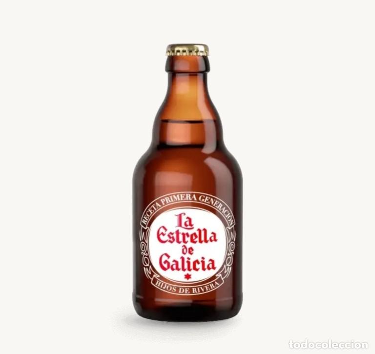 Coleccionismo de cervezas: Botella Estrella Galicia 33cl tercio - Foto 1