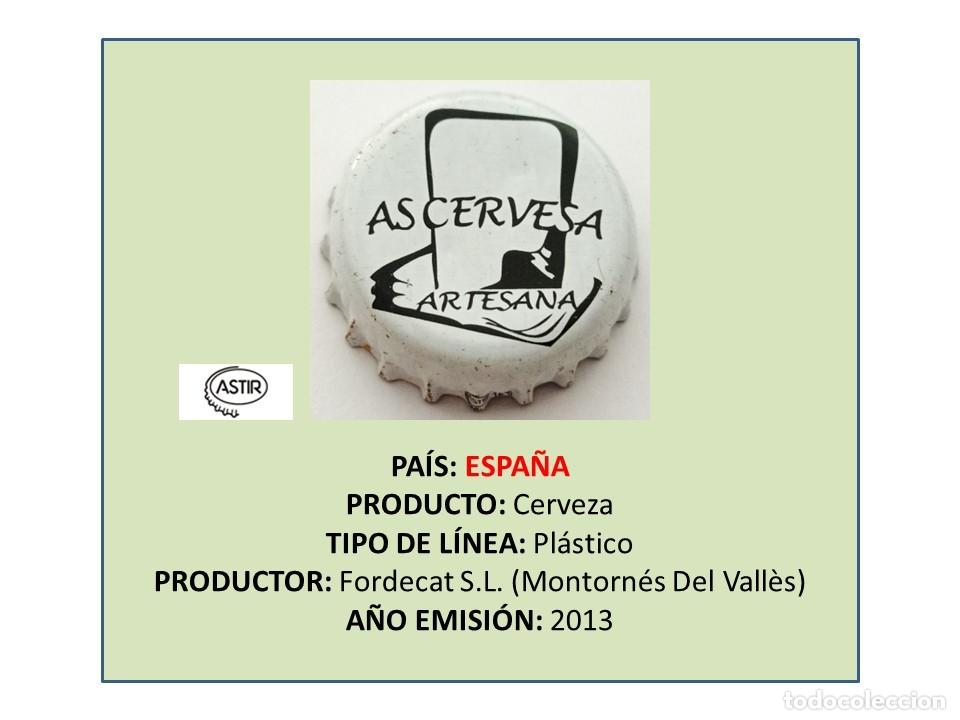 Sammeln von Brauereiartikeln: TAPON CORONA CAPSULA CHAPA CERVEZA AS (ESPA&Ntilde;A)