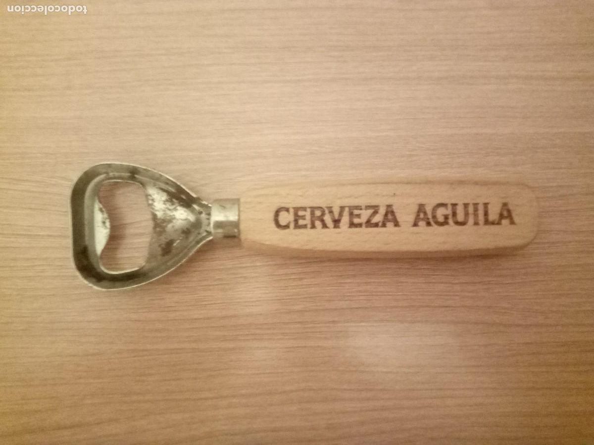 Coleccionismo de cervezas: Abridor cerveza Aguila - Foto 2